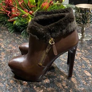 Brown ankle boot